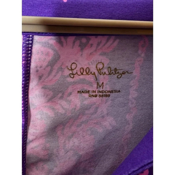 Lilly Pulitzer Purple and Pink Midi Dress - Picture 6 of 9